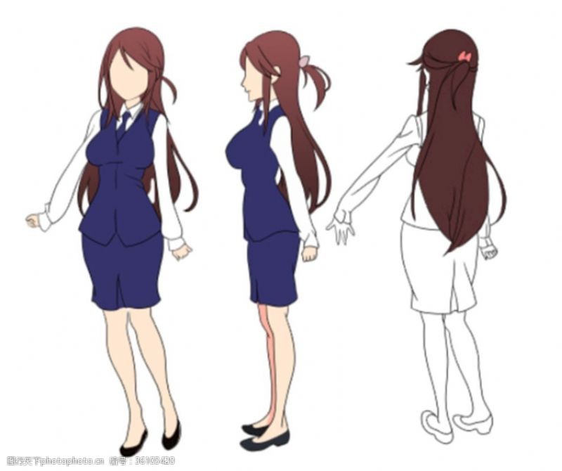 手繪卡通動漫美女 設計靈感與調色技巧詳解